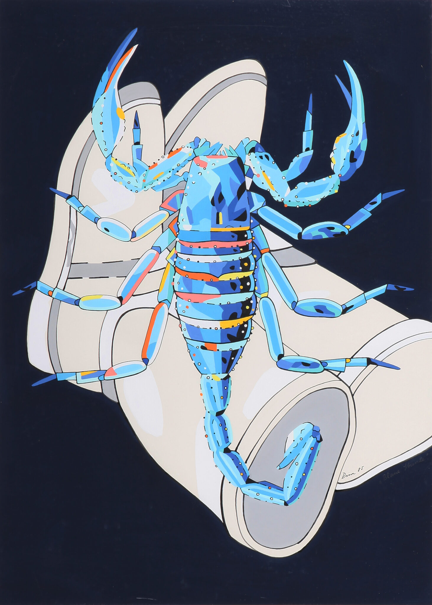 Rissa Blaue Stunde 1985 70x50cm IMG_3420