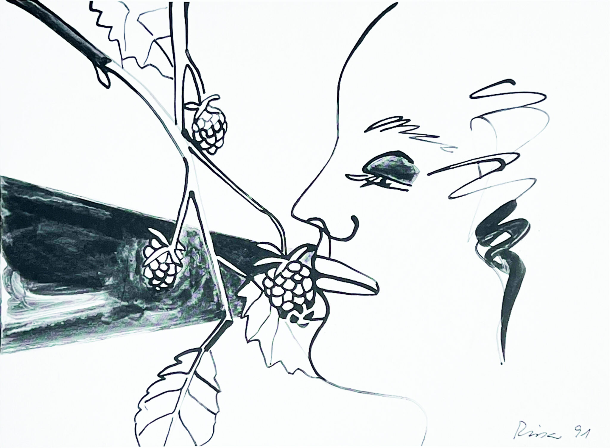 Ozonfrau schläft nicht 1991 25x34cm Foto L IMG_1747